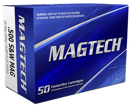 CARTOUCHES MAGTECH 500 SW 400GR SJSP FLAT 500A*+