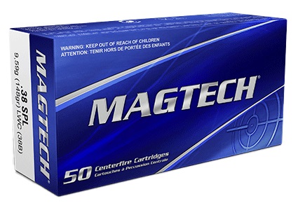 CARTOUCHES MAGTECH 38 SPL 148GR LWC 38B*+