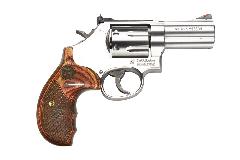 REVOLVER S&W 686 PLUS LUXE CAL.357MAG CROSSE BOIS 7 COUPS 3″ 150713*