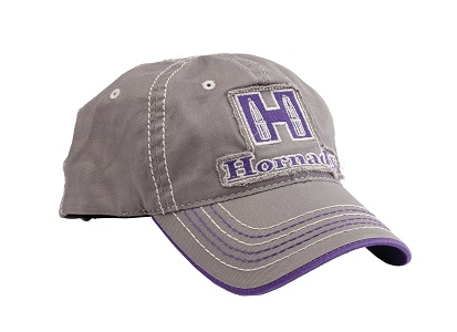 HORNADY LADIES GRAY & PURPLE CAP REF.99304