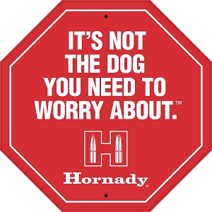 STICKER HORNADY STOP SIGN REF.98015