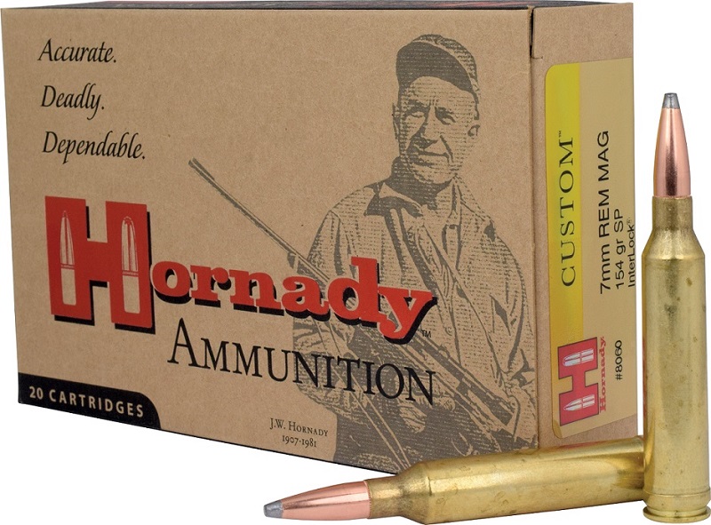 BOITE DE 20 CARTOUCHES HORNADY 7MM REM MAG 154 GR SP 8060