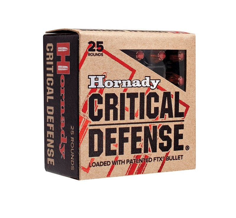 BOITE DE 25 CARTOUCHES HORNADY 380 AUTO 90 GR FTX CD 90080*