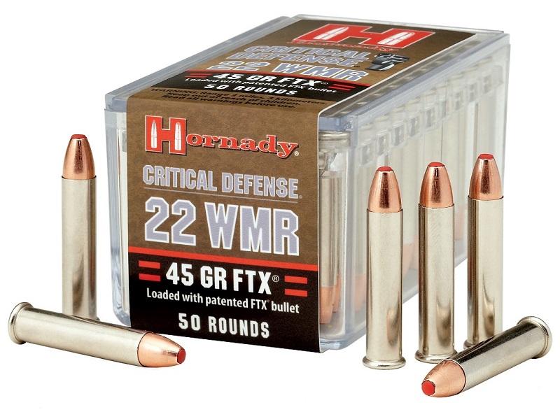 BOITE DE 50 CARTOUCHES HORNADY 22 WMR 45 GR FTX CD 83200