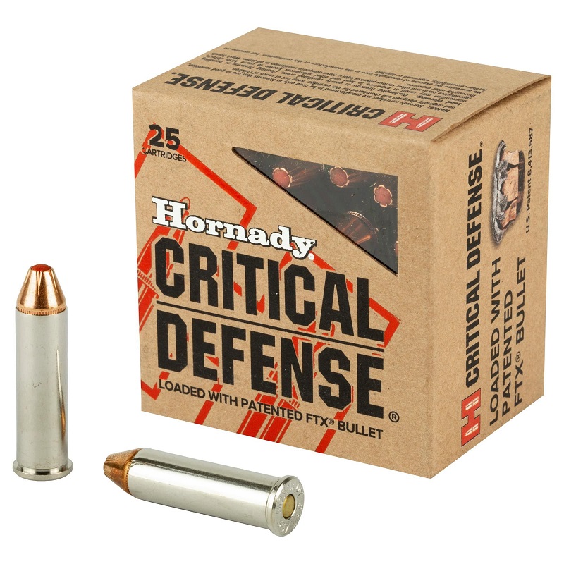 BOITE DE 25 CARTOUCHES HORNADY 357 MAG 125 GR FTX CD 90500*