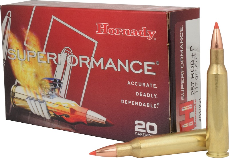 BOITE DE 20 CARTOUCHES HORNADY 257 ROB+P GR SST SPF 81353