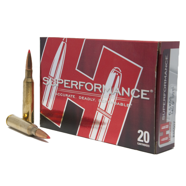 BOITE DE 20 CARTOUCHES HORNADY 6.5X55 140 GR SST SPF 85507