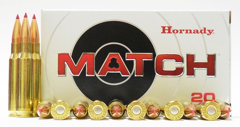 BOITE DE 20 CARTOUCHES HORNADY 308 WIN 168 GR ELD-MATCH 80966