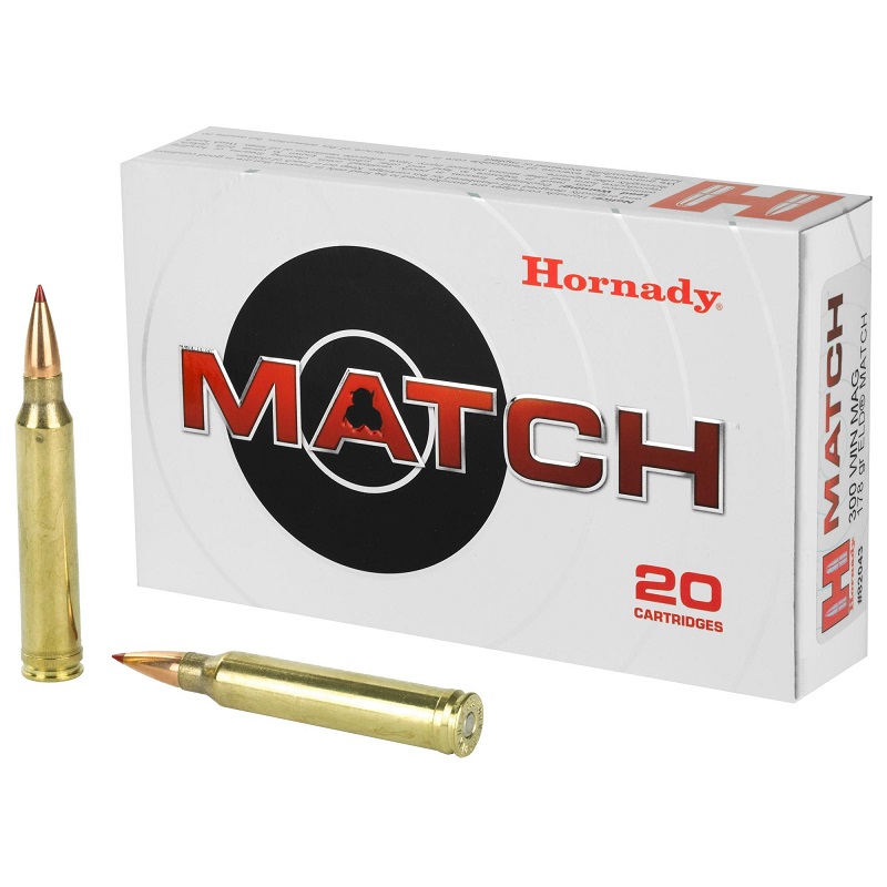 BOITE DE 20 CARTOUCHES HORNADY 300 WIN MAG 178 GR ELD-MATCH 82043