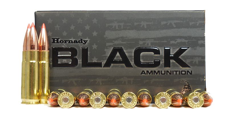 BOITE DE 20 CARTOUCHES HORNADY 300 BLACKOUT 110GR V-MAX BLACK 80873