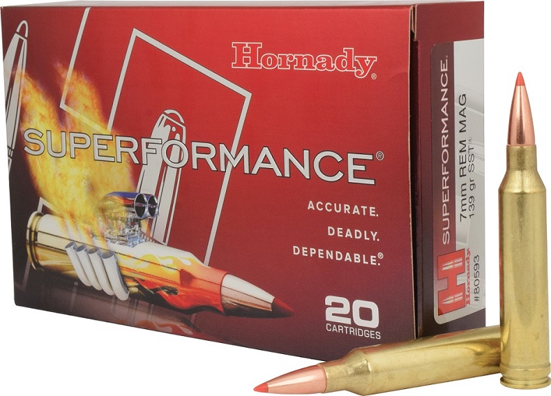 BOITE DE 20 CARTOUCHES HORNADY 7MM REM MAG 139 GR SST SPF 80593