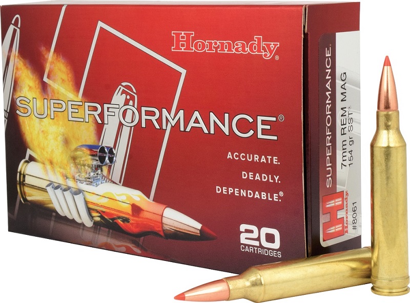 BOITE DE 20 CARTOUCHES HORNADY 7MM REM MAG 154 GR SST SPF 8061