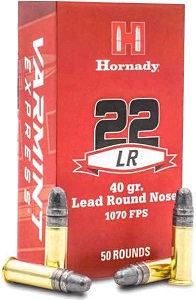 BOITE DE 50 CARTOUCHES HORNADY 22LR 40GR LRN 83211+