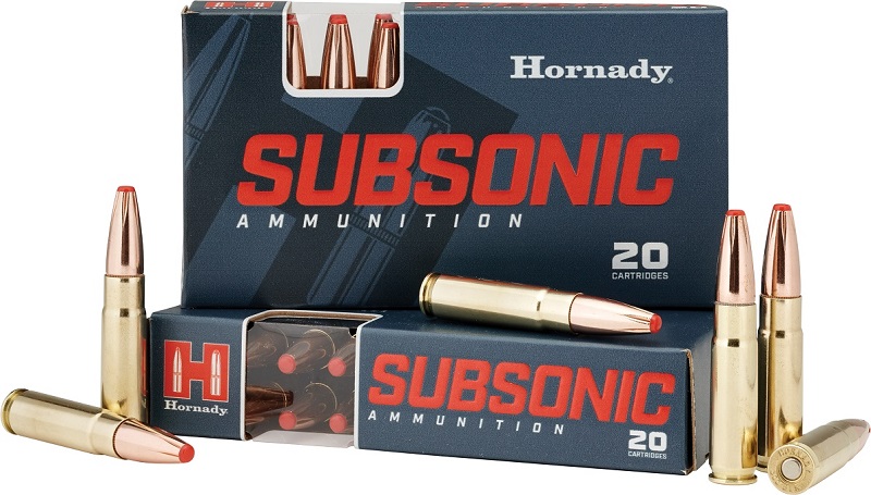 BOITE DE 20 CARTOUCHES HORNADY 300 BLACKOUT 190GR SUB-X 80877