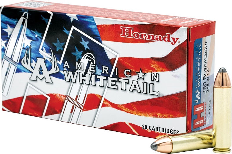 BOITE DE 20 CARTOUCHES HORNADY 450 BUSHMASTER 245GR INTERLOCKAW 82242