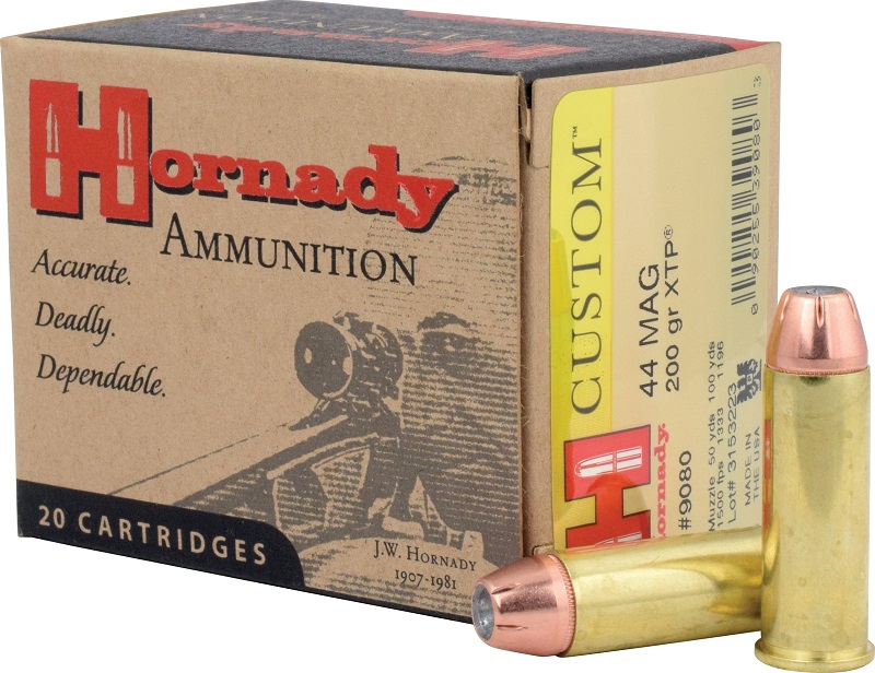 BOITE DE 20 CARTOUCHES HORNADY 44 MAG 200GR XTP 9080