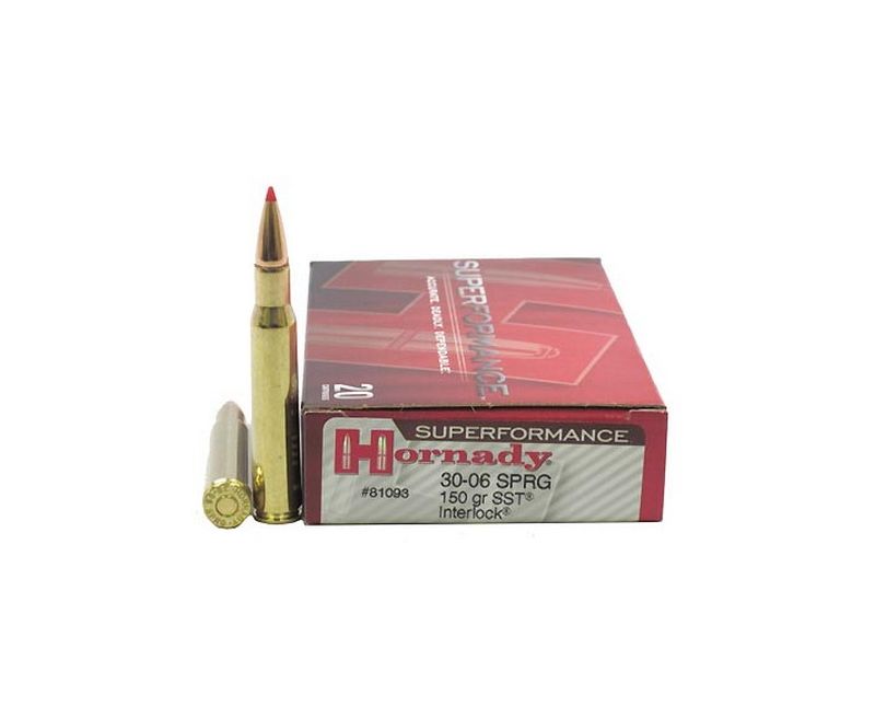 BOITE DE 20 CARTOUCHES HORNADY 30-06 SPRG 150 GR SST SPF 81093