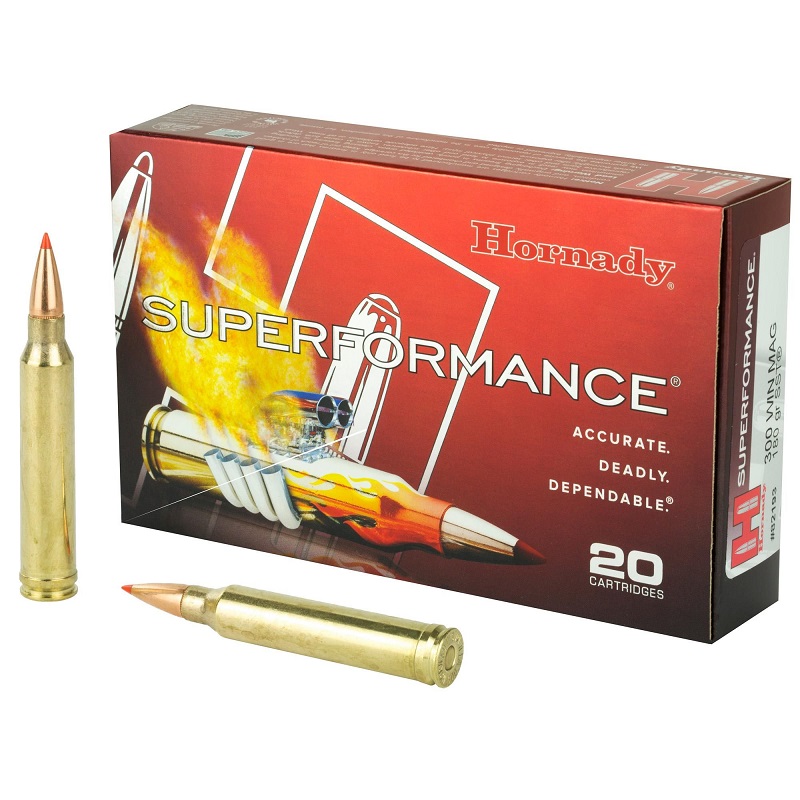 BOITE DE 20 CARTOUCHES HORNADY 300 WIN MAG 180 GR SST SPF 82193