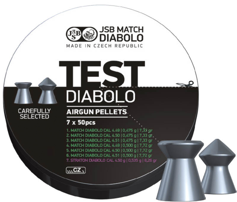 BOITE 350 PLOMBS JSB DIABOLO MATCH TEST LIGHT CAL.4.50 2001-350