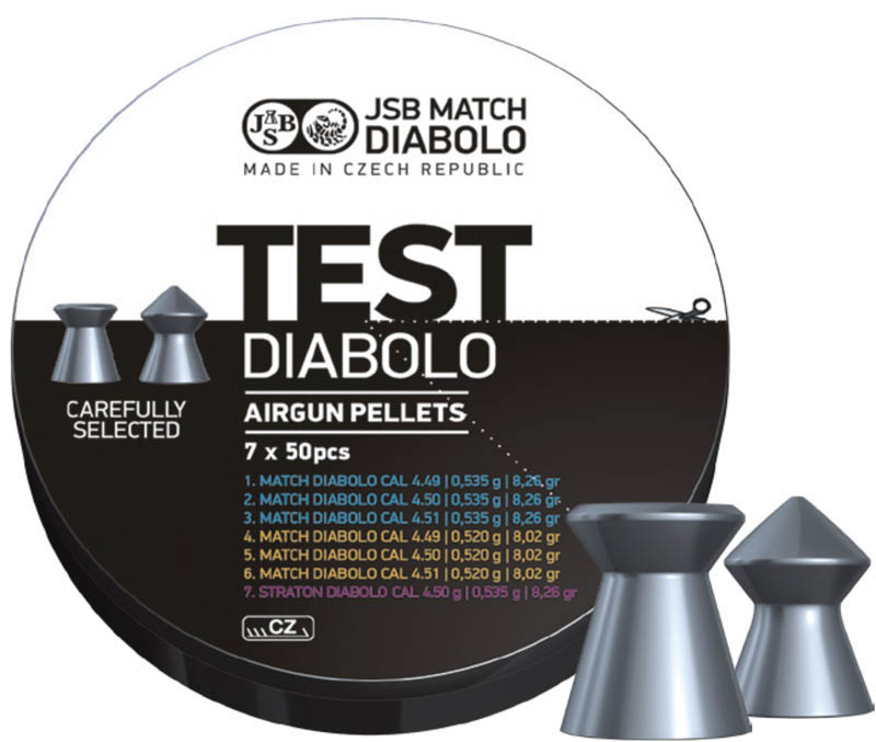 BOITE 350 PLOMBS JSB DIABOLO MATCH TEST MIDDLE CAL.4.50 2002-350