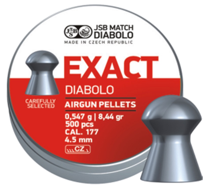 BOITE 500 PLOMBS JSB DIABOLO EXACT DIAM.4.5 546235-500