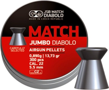 BOITE 300 PLOMBS JSB DIABOLO JUMBO MATCH DIAM.5.5 546250-300