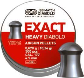 BOITE 500 PLOMBS JSB DIABOLO EXACT HEAVY DIA 4,52 546267-5 500 PL1262