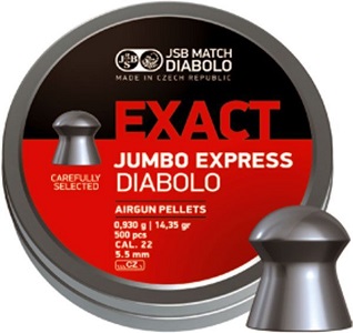 BOITE 250 PLOMBS JSB DIABOLO JUMBO EXACT EXPRESS DIAM.5.52 546277-250