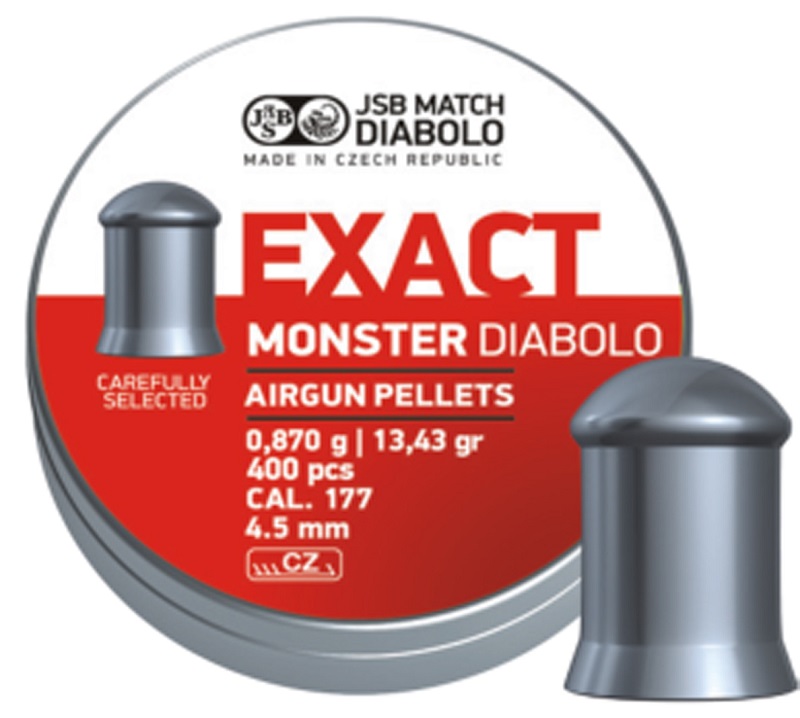 BOITE 400 PLOMBS JSB DIABOLO EXACT MONSTER DIAM.4.52 546278-400