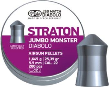 BOITE 200 PLOMBS JSB DIABOLO JUMBO STRATON MONSTER DIAM.5.51 546289-2