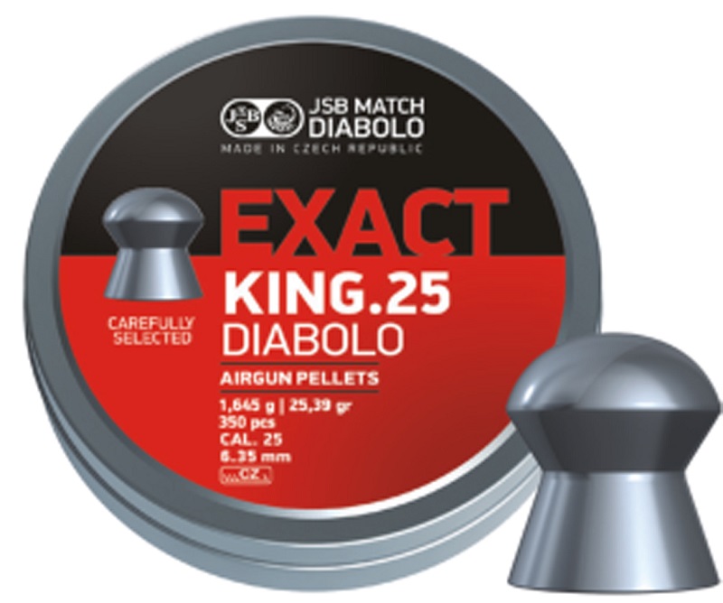 BOITE 150 PLOMBS JSB DIABOLO EXACT KING 6.35 546298-150