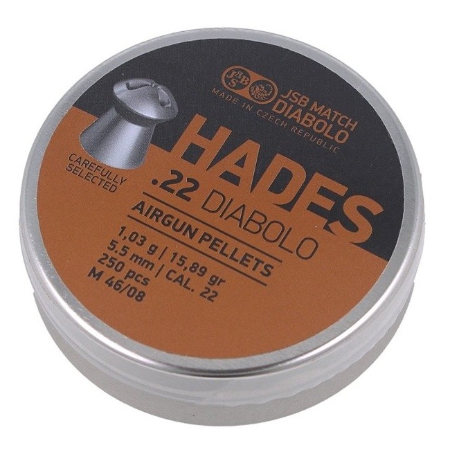 BOITE DE 250 PLOMBS JSB HADES DIAM.5.5 1.03g 546290-250