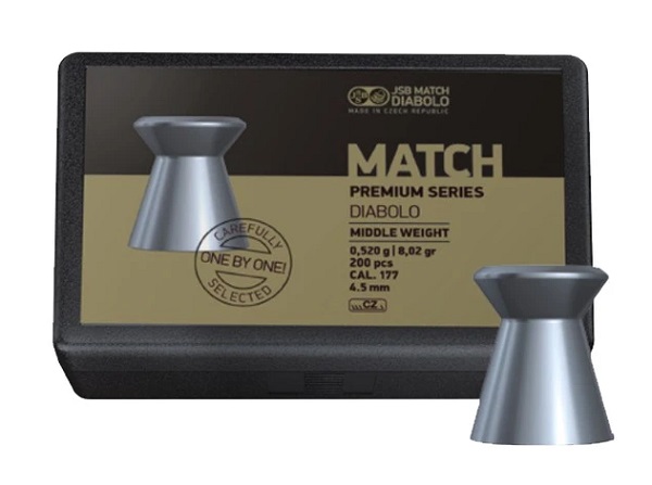 BOITE DE 200 PLOMBS JSB MATCH PREMIUM MIDDLE DIAM.4.49 1014-200