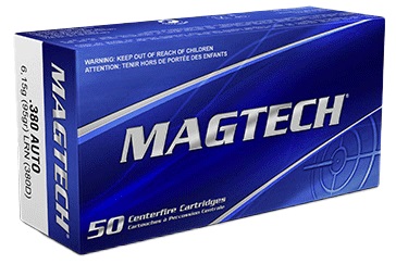 CARTOUCHES MAGTECH 380 AUTO 95GR LRN 380D*+