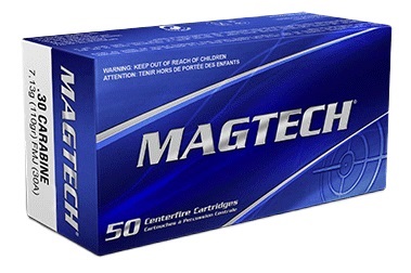 CARTOUCHES MAGTECH 30 CARBINE 110GR FMJ 30A+