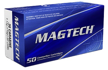 CARTOUCHES MAGTECH 30 CARBINE 110GR SP 30B+