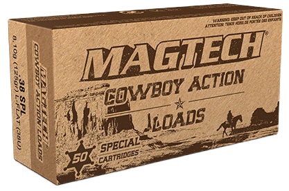 CARTOUCHES MAGTECH COWBOY ACTION 38 SPL 125GR LFN 38U*+