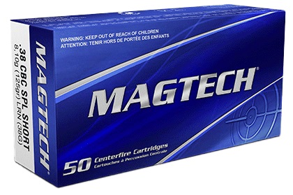 CARTOUCHES MAGTECH 38SPL SHORT 125GR LRN 38G*+