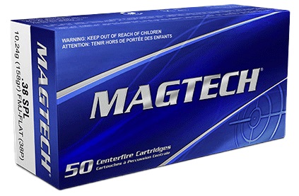 CARTOUCHES MAGTECH 38 SPL 158GR FMJ FLAT 38P*+