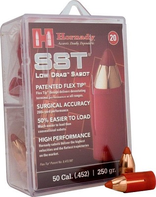 BOITE DE 20 OGIVES HORNADY 50 SABOT LOW DRAG 250 SST 67273