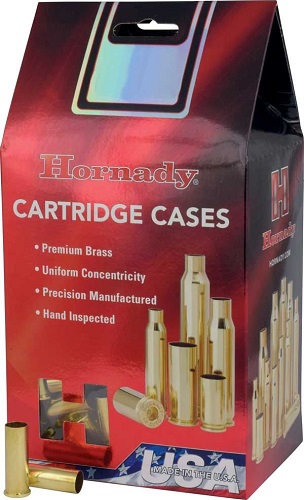 BOITE DE 100 DOUILLES NON AMORCEES HORNADY 357 MAG 8740*