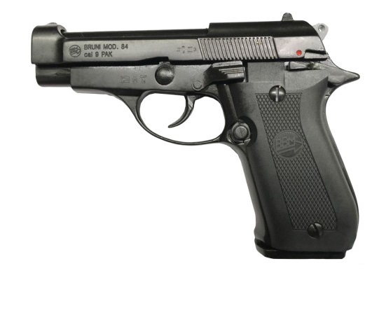 PISTOLET BRUNI MODELE 84 9MM BLANC/GAZ