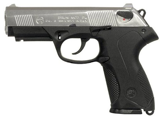 PISTOLET BRUNI P4 NICKELE 9MM BLANC/GAZ