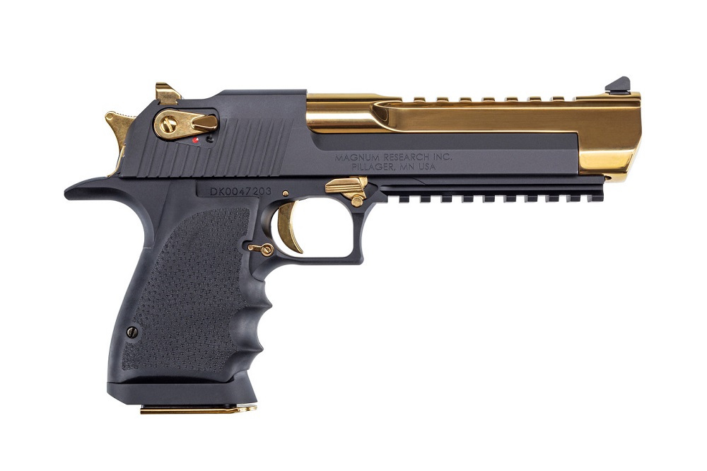 PISTOLET DESERT EAGLE ALU BLACK&GOLD CAL.50AE 6 » DE50BATG*