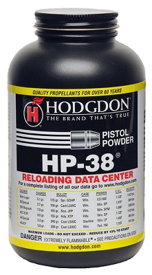 POUDRE SANS FUMEE HODGDON HP38 REF.UY0100 454G UN0161 1.3C+