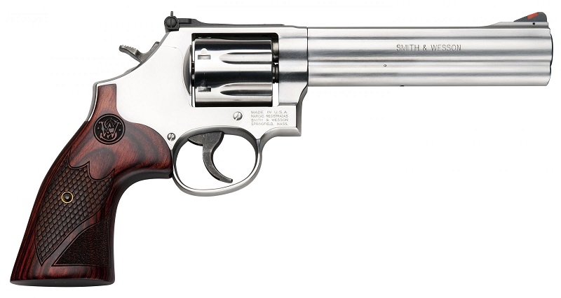 REVOLVER S&W 686 PLUS LUXE CAL.357MAG CROSSE BOIS 7 COUPS 6″ 150712*