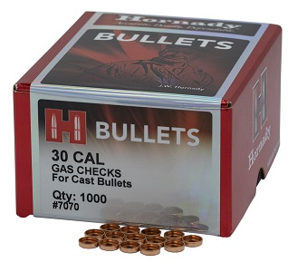 SACHET 1000 GAS CHECKS HORNADY CAL 30 7070