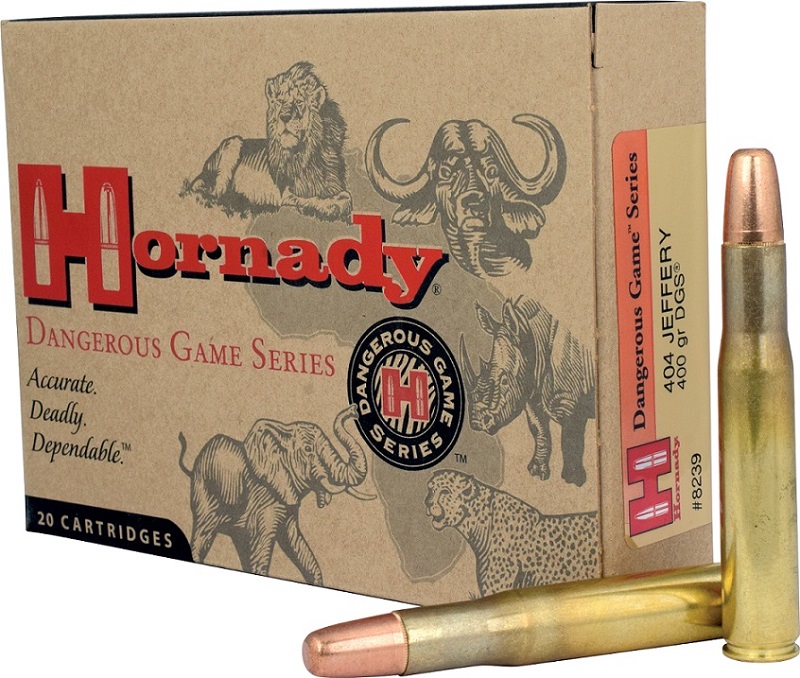 BOITE DE 20 CARTOUCHES HORNADY 404 JEFF 423 400 GR DGS 8239