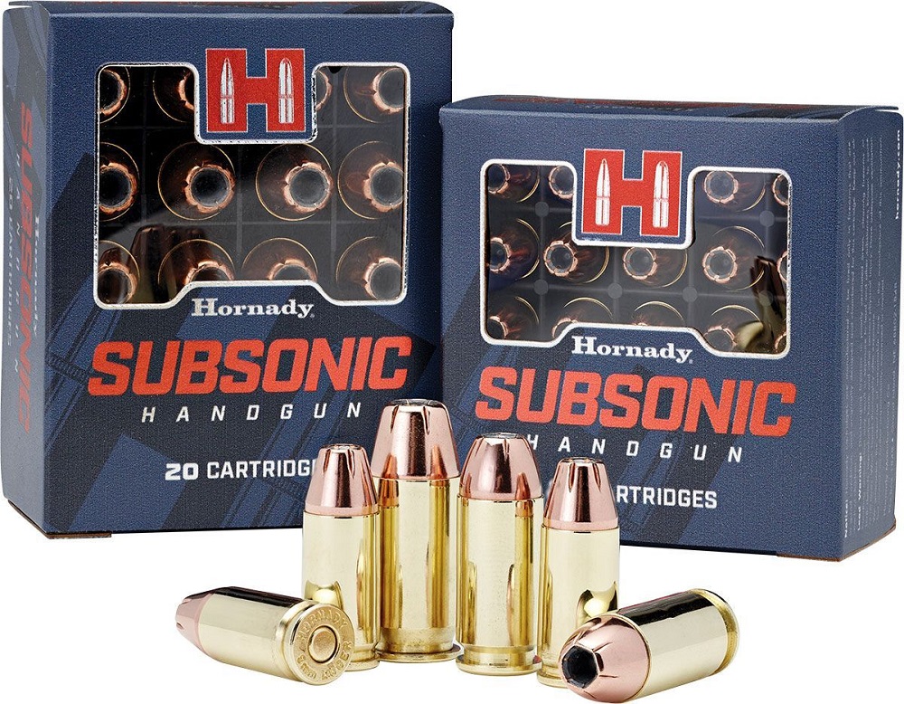 BOITE DE 25 CARTOUCHES HORNADY 9MM LUGER 147GR XTP SUBSONIC 90287*