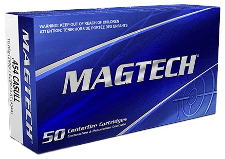 CARTOUCHES MAGTECH 454 CASULL 260GR SJSP FLAT 454A*+